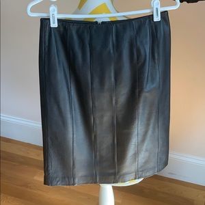 Clothes by Revue size 4 leather skirt.